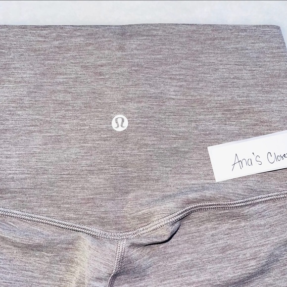 Lululemon Align Biker Shorts 10” Heathered Lunar Rock - Picture 4 of 8